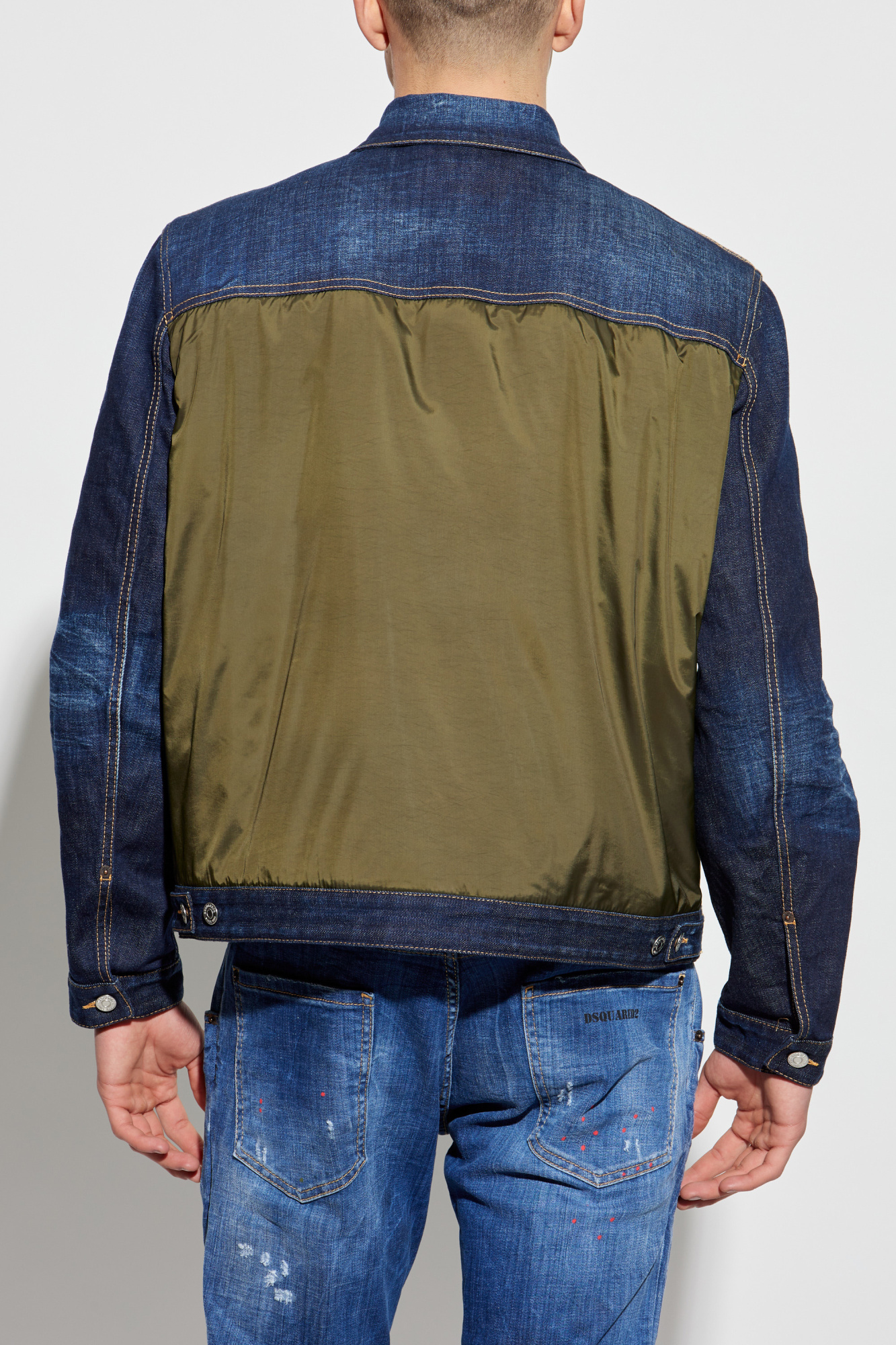 Dsquared2 Jacket with combined materials | Men's Clothing Dsquared2 Jacket with combined materials | Men's Clothing